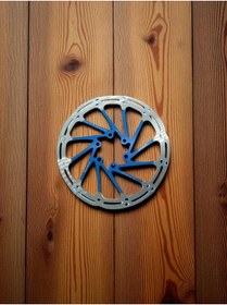 Resim ovela 160mm Elektrikli Scooter ve Bisiklet Uyumlu Fren Diski - Mavi 