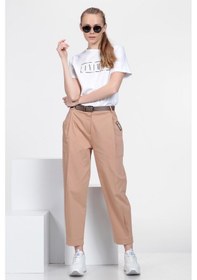Resim Straight Pantolon Vizon 