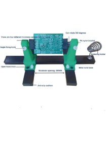 Resim Ceta Prolink PJ-037 Pcb Kart Bord Tutucu Havya Standlı Ayarlanabilir Ana Kart Bord Devre Tutucu 