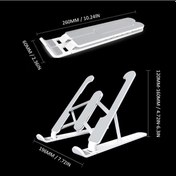 Resim Moly Youtek Ergonomik Dizüstü Bilgisayar Tutucu 6 Seviye Açı Ayarlı Soğutucu Temel Siyah Siyah 