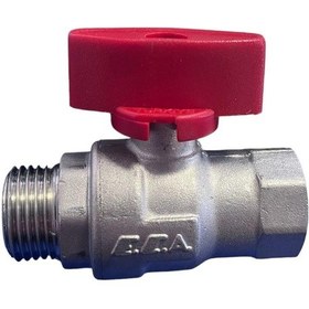 Resim Eca 1/2" Kelebek Volanlı Küresel Valf Dış Vida+iç Vida 102122381 