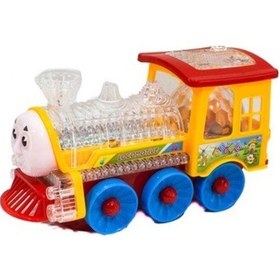 Resim Funny Loco Oyuncak Tren Pilli Sesli Işıklı Hareketli Oyuncak Tren 
