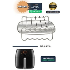Resim Philips Uyumlu Xxl Hd 9870/20 - Hd9650/90 Airfryer Aksesuar Xxl Izgara T 