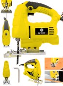 Resim DETROİT TOOLS DETROİT POWERTOOLS Metal Şanzuman 6 Kademe Devirli Bakır Sargili Dekupaj Testere Makinesi 