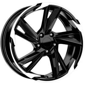 Resim EMR-DY1208-01 8.0x18\-5x108 ET45 67.1 Black Diamond Jant (4 Adet) 