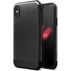 Resim VRS Design iPhone X Shine Coat Kılıf Black 