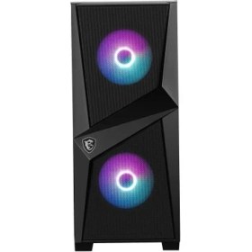 Resim Msı Mag Forge 100R Temperlı Cam Argb Psu Yok 2X120MM 1X120MM Gamıng Bilgisayar Kasası Siyah 
