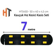 Resim Hayat Trafik Kauçuk Hız Kesici Kasis Seti -2 Bantlı EKO - 7 Metre 