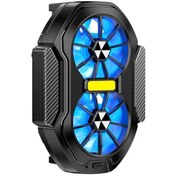 Resim AXYA Cep Telefonu Soğutu Çift Fanlı Şarj Edilebilir Oyun Soğutucu Fan FS01 