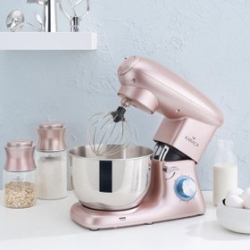 Resim Karaca Multichef Stand Mikser Rosegold Mutfak Şefi 1900W 5,5 Lt (Kıyma Çekme /Sucuk-Sosis/İçli Köfte Aparatlı) 