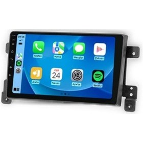 Resim Suziki Grand Vitara 2007-2011 8gb Ram 64gb Hafıza 8 Çekirdek Carplay Kamera Android Multimedya 9" 