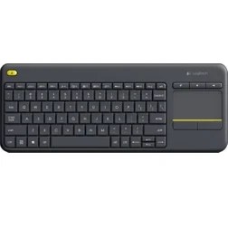 Resim Logitech 920-007149 Wireless Touch K400 Plus Siyah TV Kablosuz Klavye 
