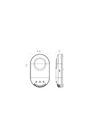 Resim EDS GZD05 Doğal Gaz Metan ve LPG duyarlı Gaz Dedektörü 12 - 24V DC 