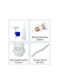 Resim Hisar Klozet Üstü Rezervuar Çok Renkli 