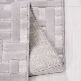 Resim Dekhera Zest Modern Kesme Halı ZS06 Gri - 120X180 