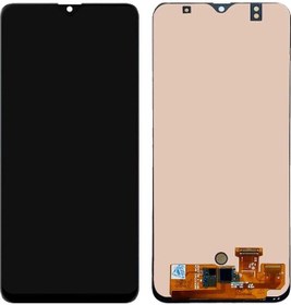 Resim Samsung Uyumlu Galaxy A50 A505 Lcd Ekran Dokunmatik Siyah Oled Çıtasız 