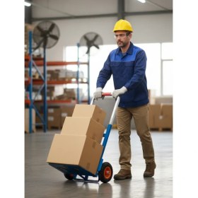 Resim Fujika Yeni Nesil Profesyonel 200KG Taşıma Kapasite Katlanır El Arabası Koli Yük Eşya Paket Taşıma 