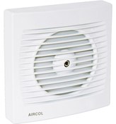 Resim Aircol 100lük Otomatik Panjurlu Sessiz, Dekoratif, Plastik Banyo Fanı / Aspiratörü 100 M³/h 