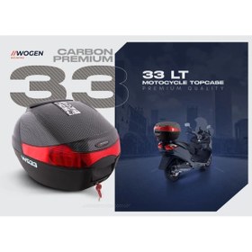 Resim WOGEN BERMOT WOGEN KUBA VN 50 PRO MOTOSİKLET ARKA ÇANTA 33 LİTRE BASİC SİYAH 