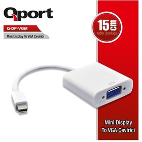 Resim Qport Q Dp Vgm Mini Display To Vga Çevirici 