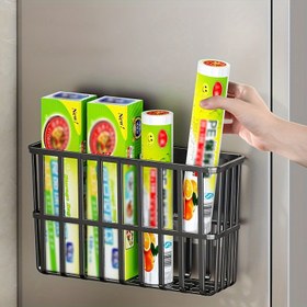 Resim 1 kompakt depolama aracı, buzdolabı saklama, deliksiz montaj, çok fonksiyonlu raf, düzenli mutfak kapı depolama aleti (siyah, beyaz, gri) ABS malzeme ideal tatil hediyesi şemsiye saklama, pratik raflar 