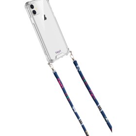 Resim Hippi Pimenta Renkli Ipli Tüm Telefonlarla Uyumlu ve Boyun Askılı Kumaş Telefon Askısı 