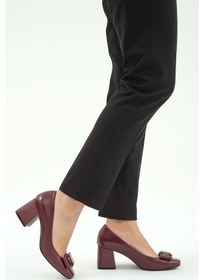 Resim Tamer Tanca Kadın Vegan Bordo Abiye Ayakkabı 886 619 Bn Ayk Sk22/23 Bordo Czg Rgn Bordo 