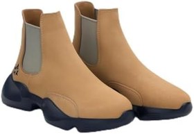 Resim BA0444 Bağcıksız Rahat Yüksek Taban Camel Erkek Spor Yarım Bilek Bot 