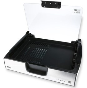 Resim Fakir Cookwell Cam Kapaklı Dumansız Elektrikli Mangal Izgara Barbekü 2000 W 