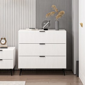 Resim Minar Kale Şifonyer Plus Beyaz/beyaz Beyaz 