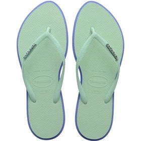 Resim Slim Point Provence Blue Kadın Parmak Arası Terlik-6574 Yeşil 