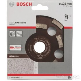 Resim Bosch - Expert Serisi Aşındırıcı Malzemeler İçin Elmas Çanak Disk - 125 X 22,23 X 4,5 Mm 