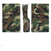 Resim Kt Grup Kamuflaj Playstation 5 Slim Kasa Disk Versiyon Modern Sticker Kaplama Seti 