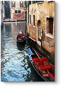 Resim İtalya Gondol Tablosu 100 x 140 
