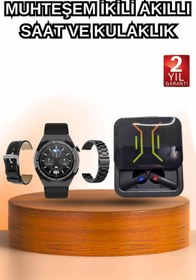 Resim Kanonik Education Dijital Göstergeli Bluetooth Kulaklık ve Bildirim Görebilen Akıllı Saat Alarm ve Titreşim 