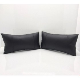 Resim Skoda Araçla Uyumlu Ikili Deri Oto Boyun Yastığı 