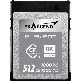 Resim Exascend 512GB Element Serisi Cfexpress Typeb Hafızakartı 