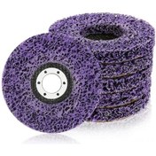 Resim Gajeena Metal Ve Paslanmaz Çelik Taşlama İçin Mor King Kong 125x22mm Zımpara Levha - 5 Adet Paket 