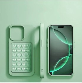 Resim Cloud011 Light Green iPhone Uyumlu 16 Kılıf Emniyetli Vantuz Tutucu Minimalist Şık Koruma 