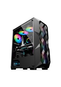 Resim İzoly Prometheus i5-10400F 16 GB 512 GB M.2 NVMe 4 GB RX550 Dos Masaüstü Oyuncu Bilgisayarı 