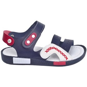 Resim Kiko Şb 2498-07 Orto Pedik Erkek Çocuk Sandalet Terlik Lacivert B (414827835) 