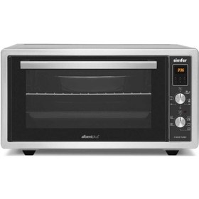 Resim Simfer 4559 Dijital 45 lt Inox Midi Fırın 