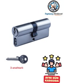 Resim Daf Kapı Göbegi 3 Anahtar Daf Çelik Kapı Göbegi Cerman Barel 1 ADET 