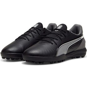 Resim Puma King Match Tt Jr Futbol Halısaha Ayakkabısı - 108050-10318 Siyah 