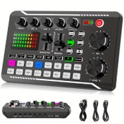 Resim Podcast Ekipman Paketi, BM-800 Kayıt Stüdyosu Seti - Ses Değiştirici ve Canlı Ses Kartı ile Laptop Bilgisayar için Ses Arayüzü, Vlog, Canlı Yayın ve YouTube TikTok İçin 