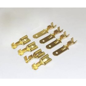 Resim Maasco Sarı Fişli Soket - Dişi Akü Soketi - Şase Akü Pabuç 150 Adet 