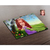 Resim Kişiye Özel Prenses Karikatürlü Ahşap Puzzle-3 