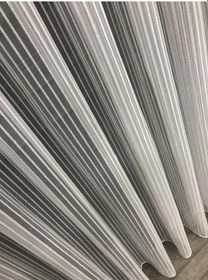 Resim Evdepo Home Kullanıma Hazır Kalın Çizgili Tül Perde 