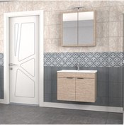 Resim BIANI Fix Loft 75 Cm Banyo Dolabı Renk Aybe Bej 