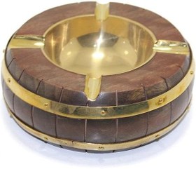 Resim Pirinç Kül Tablası Dekoratif Hediyelik 